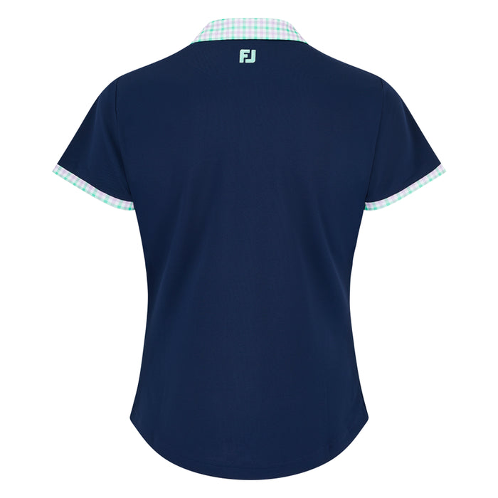 2027 Ryder Cup FootJoy Women's Gingham Collar Polo Shirt