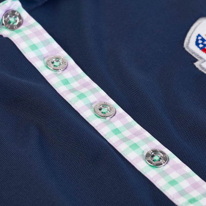2027 Ryder Cup FootJoy Women's Gingham Collar Polo Shirt