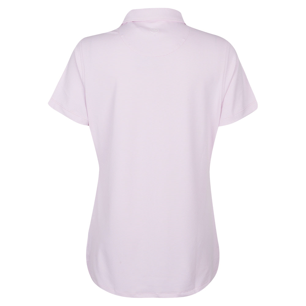 2025 Ryder Cup Peter Millar Women&#39;s Pink Polo Shirt Back