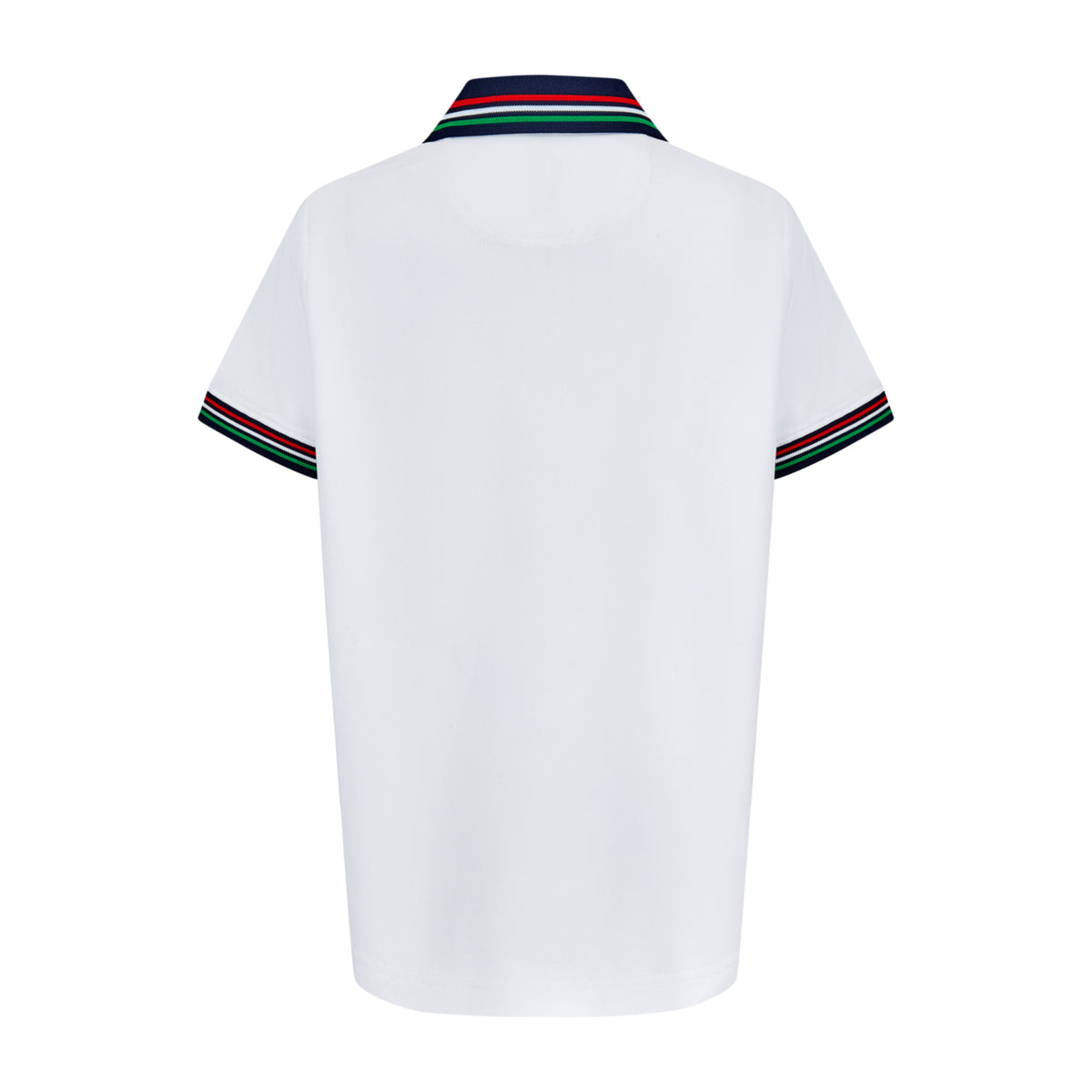 2023 Ryder Cup Rome Collection Youth Tipped White Polo Shirt - Back