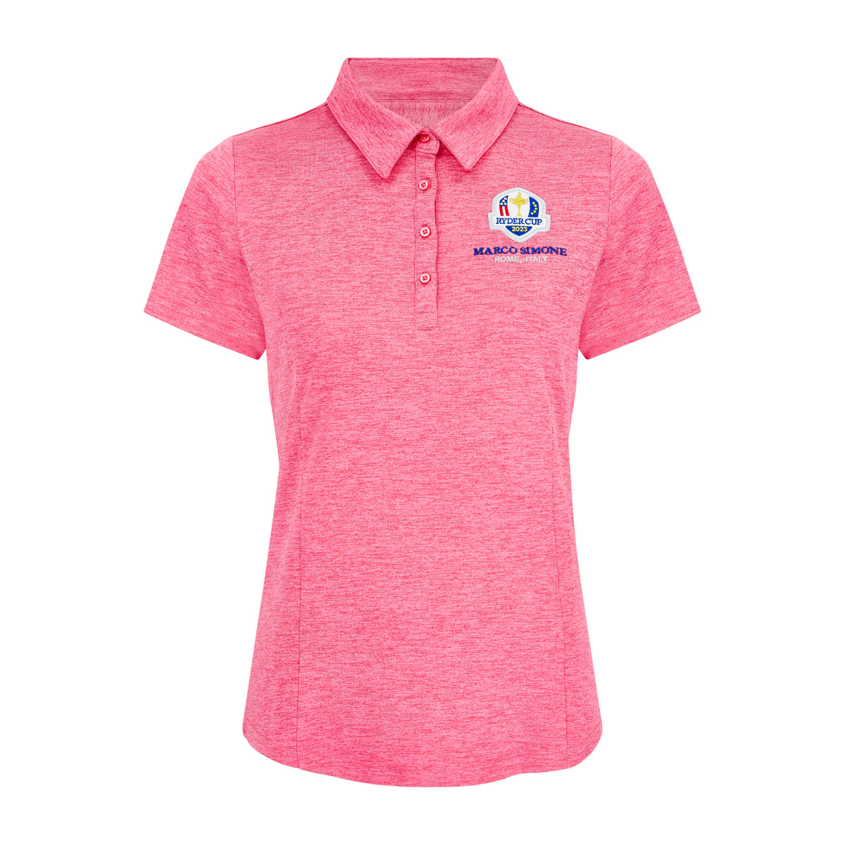 2023 Ryder Cup Women&#39;s Pink Polo - Front