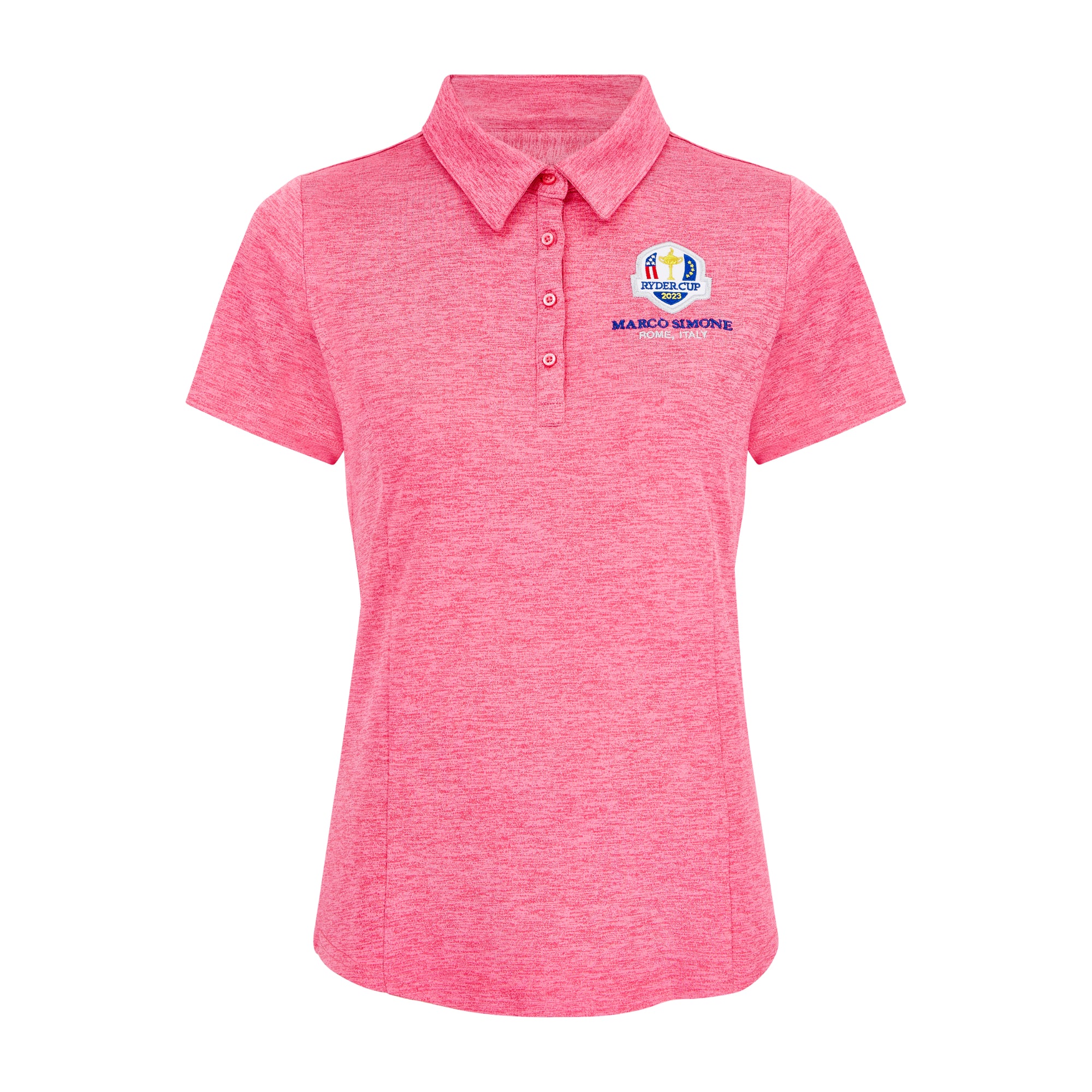 2023 Ryder Cup Women's Pink Polo - Front