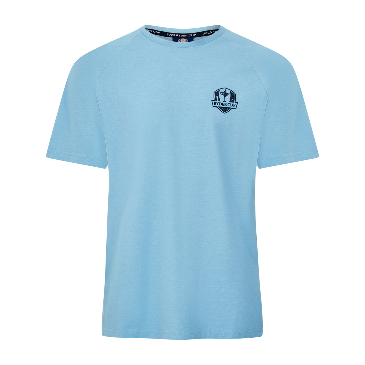2023 Ryder Cup Men&#39;s Sky Blue T-Shirt - Front