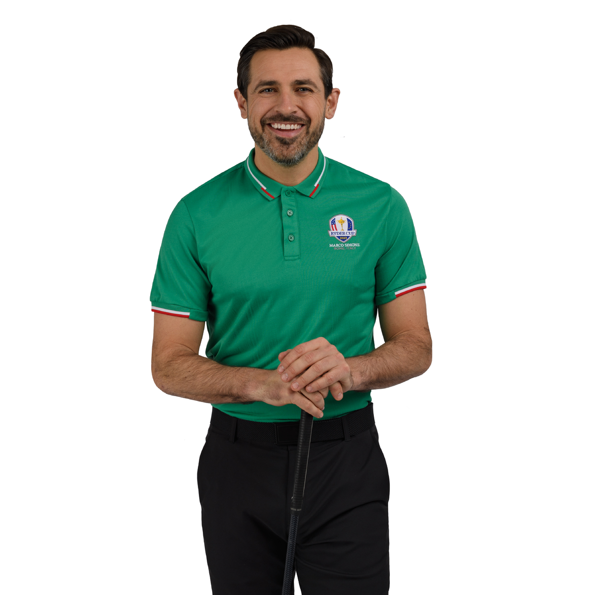2023 Ryder Cup Rome Collection Men&#39;s Polo - Light Green - Model