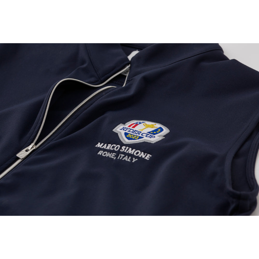 2023 Ryder Cup FootJoy Women&#39;s Full Zip Vest - Badge Close-up