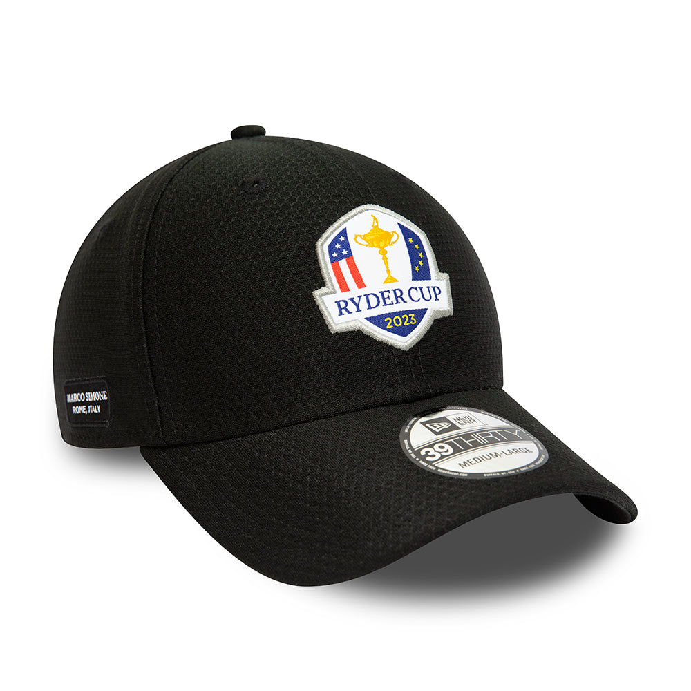 2023 Ryder Cup New Era 39THIRTY Cap - Black Mesh - Front Right