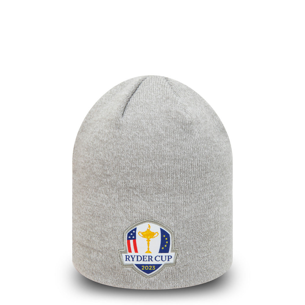2023 Ryder Cup New Era Skull Beanie - Grey - Front