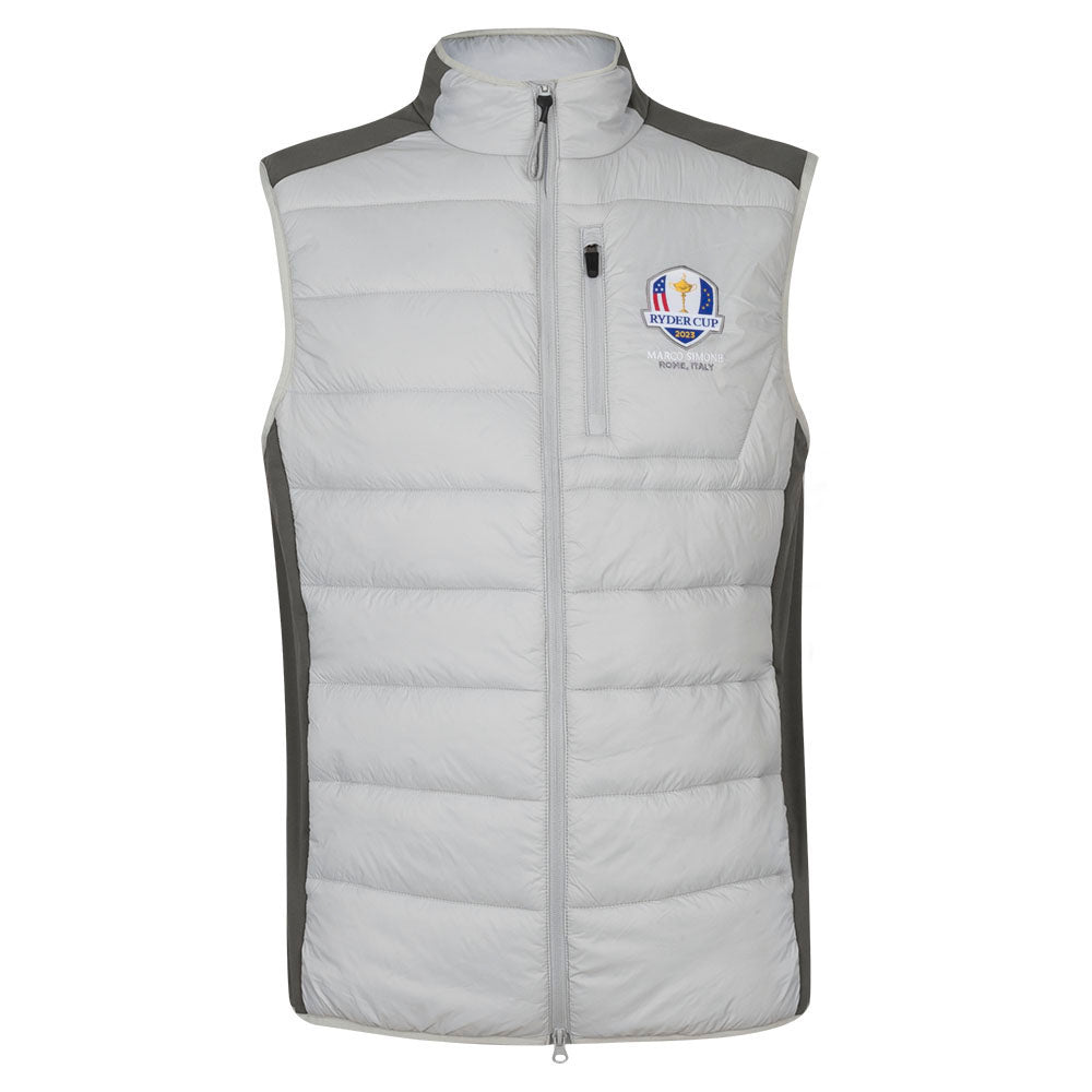 2023 Ryder Cup Rome Collection Men&#39;s Gilet - Light Grey - Front