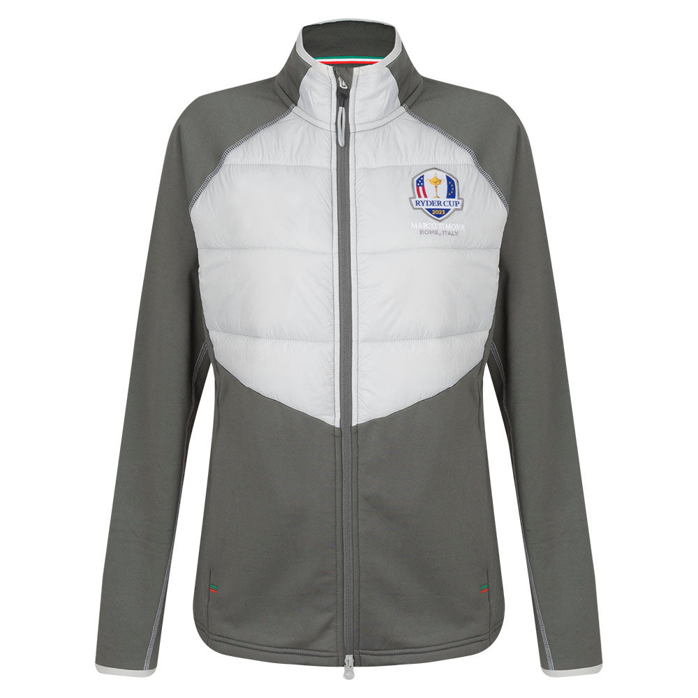 2023 Ryder Cup Rome Collection Women&#39;s Hybrid Jacket - Grey - Front