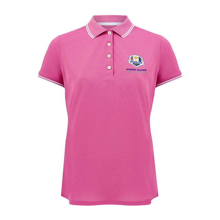 2027 Ryder Cup Peter Millar Women's Tipped Collar Polo Shirt