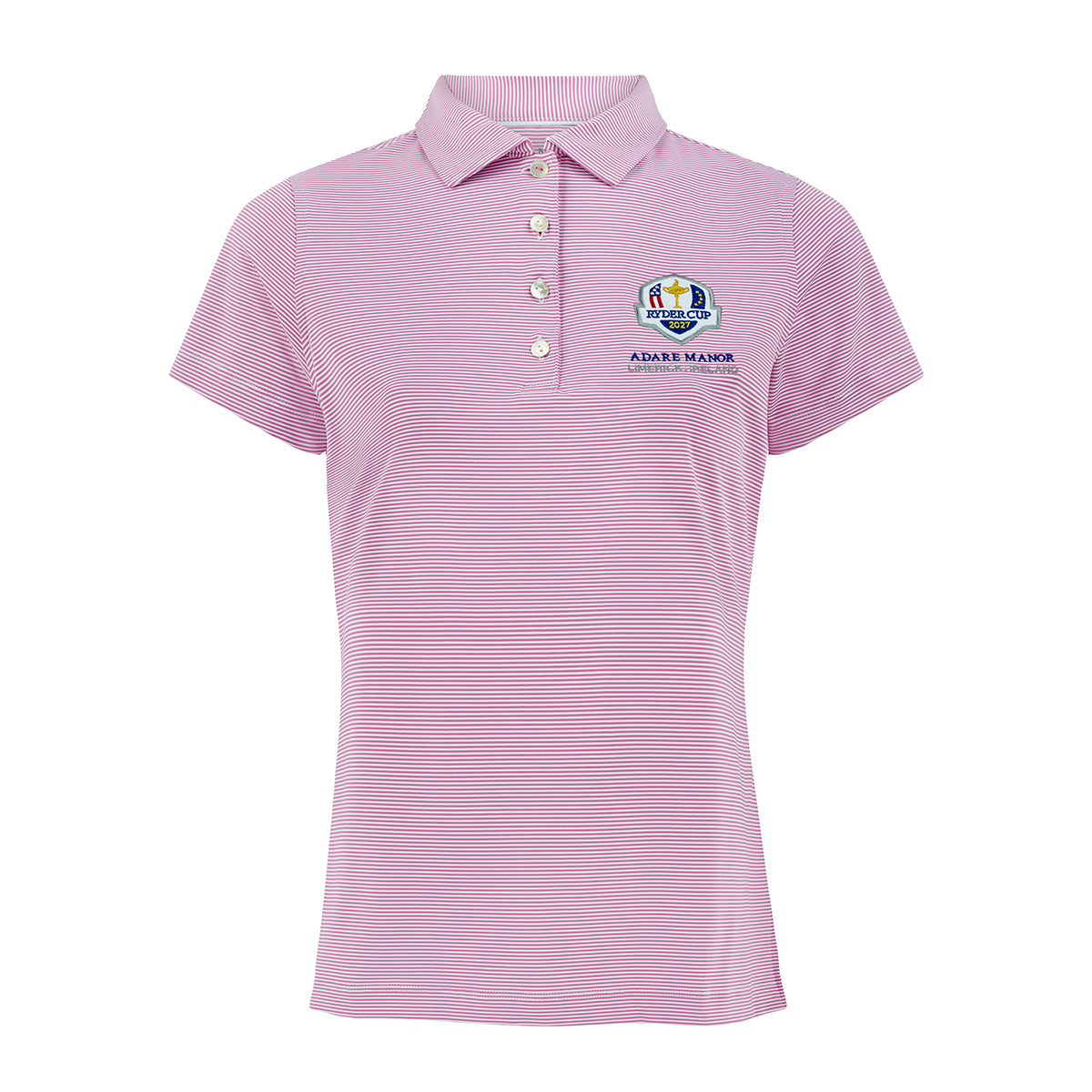 2027 Ryder Cup Peter Millar Women's Short Sleeve Polo Shirt