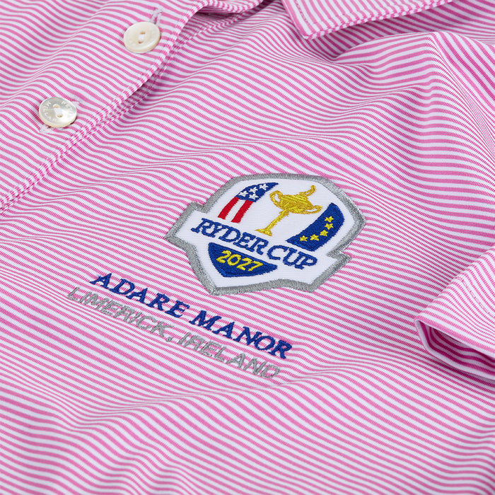 2027 Ryder Cup Peter Millar Women's Short Sleeve Polo Shirt