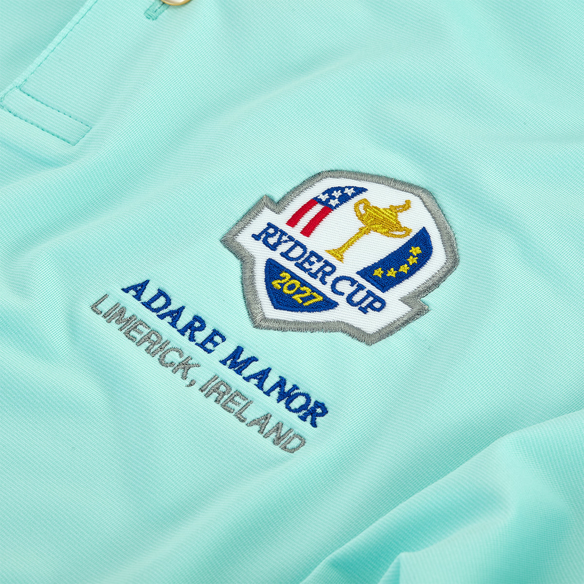 2027 Ryder Cup Peter Millar Men's Light Green Polo Shirt