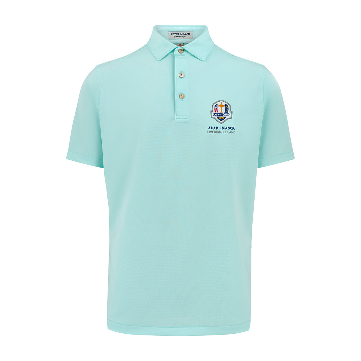 2027 Ryder Cup Peter Millar Men's Light Green Polo Shirt