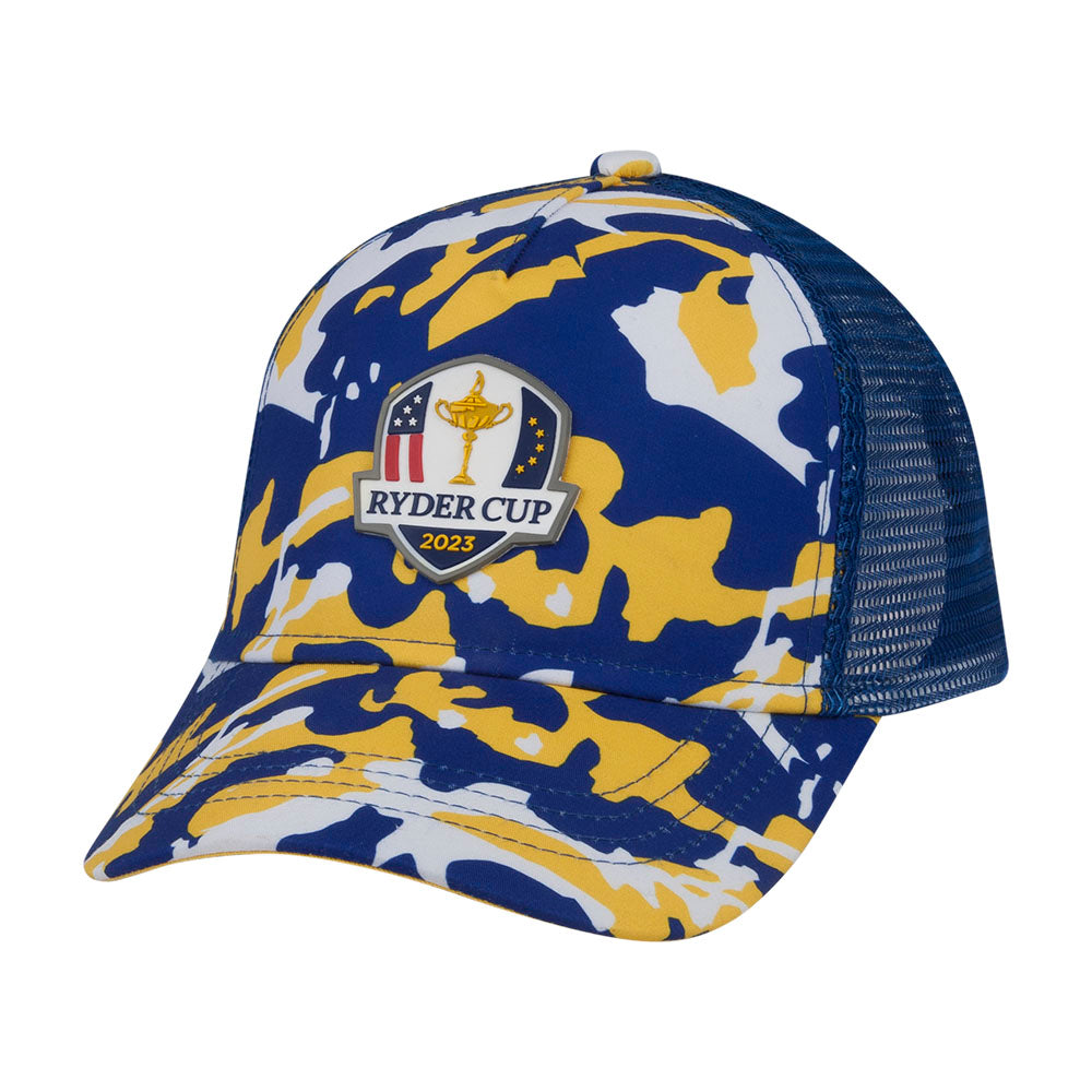2023 Ryder Cup Official European Fanwear Youth Camo Cap