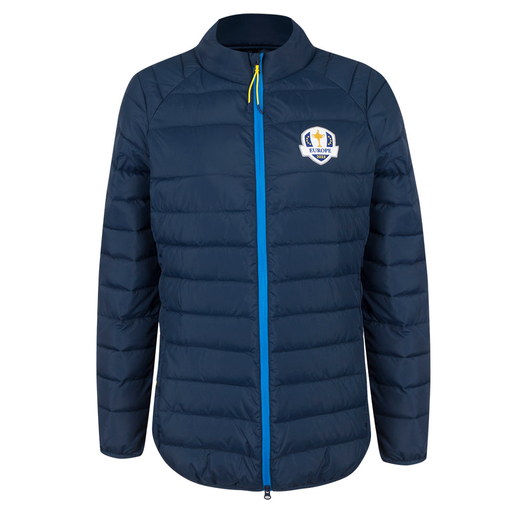 2023 Ryder Cup Official European Fanwear Women's Padded Jacket - Front