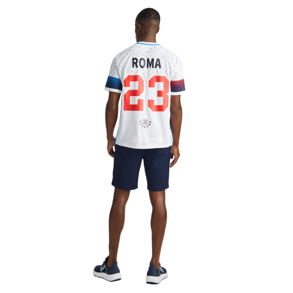 2023 Ryder Cup G/FORE Men&#39;s Roma White Sports Jersey