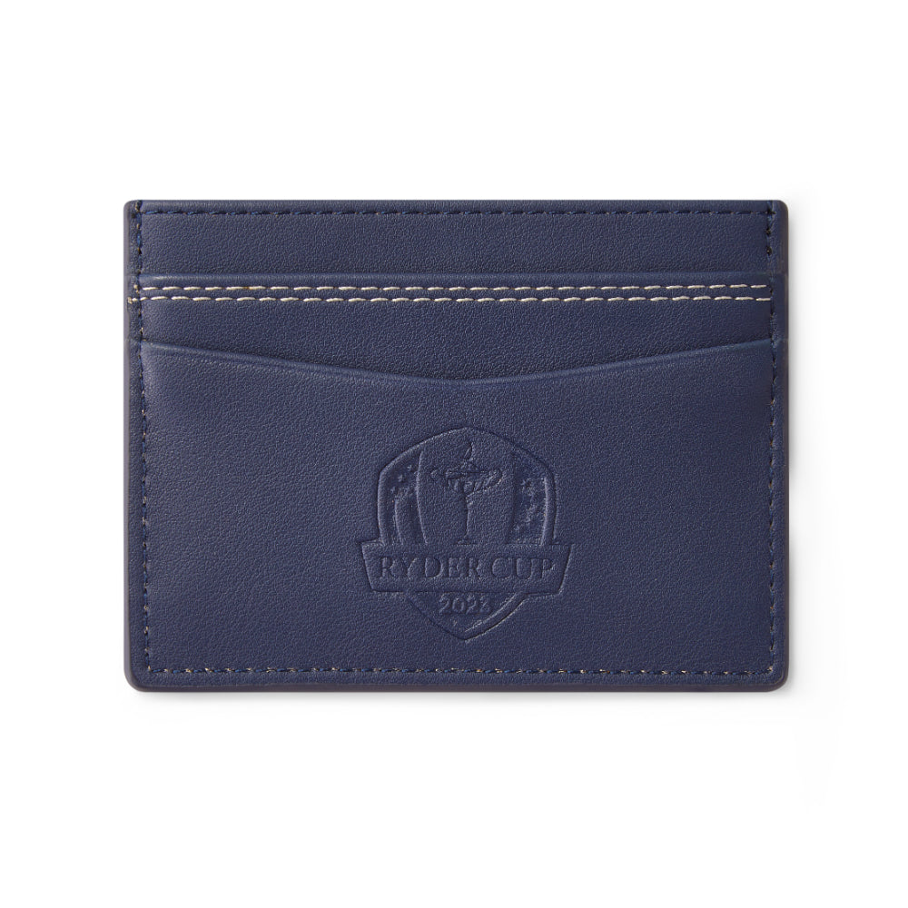 2023 Ryder Cup Logo Navy Card Wallet - Front