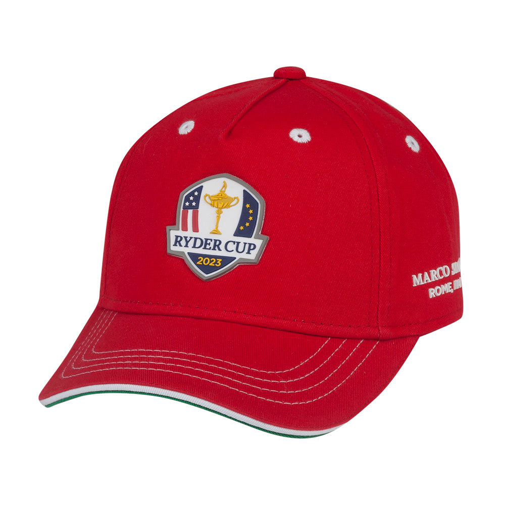 2023 Ryder Cup Rome Collection Youth Red Cap