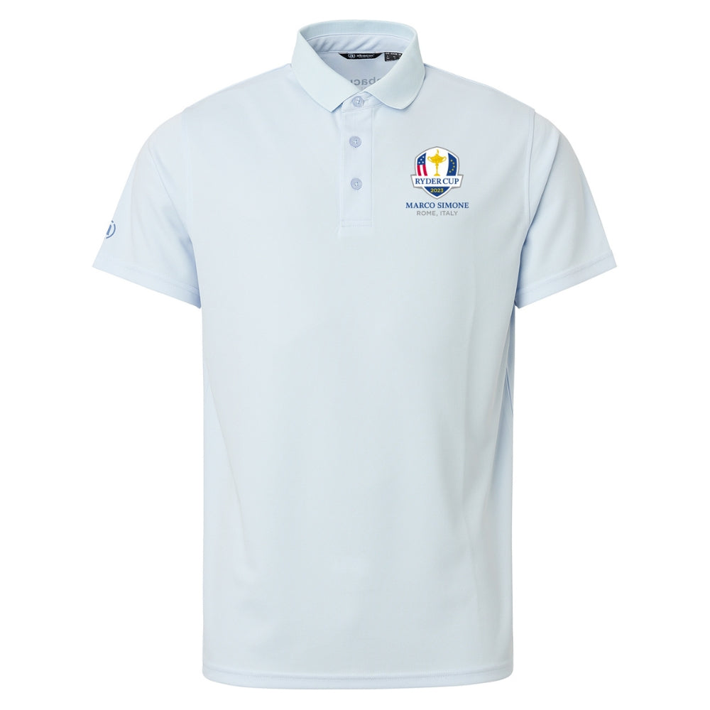 2023 Ryder Cup Abacus Men&#39;s Cray Light Blue Polo Shirt