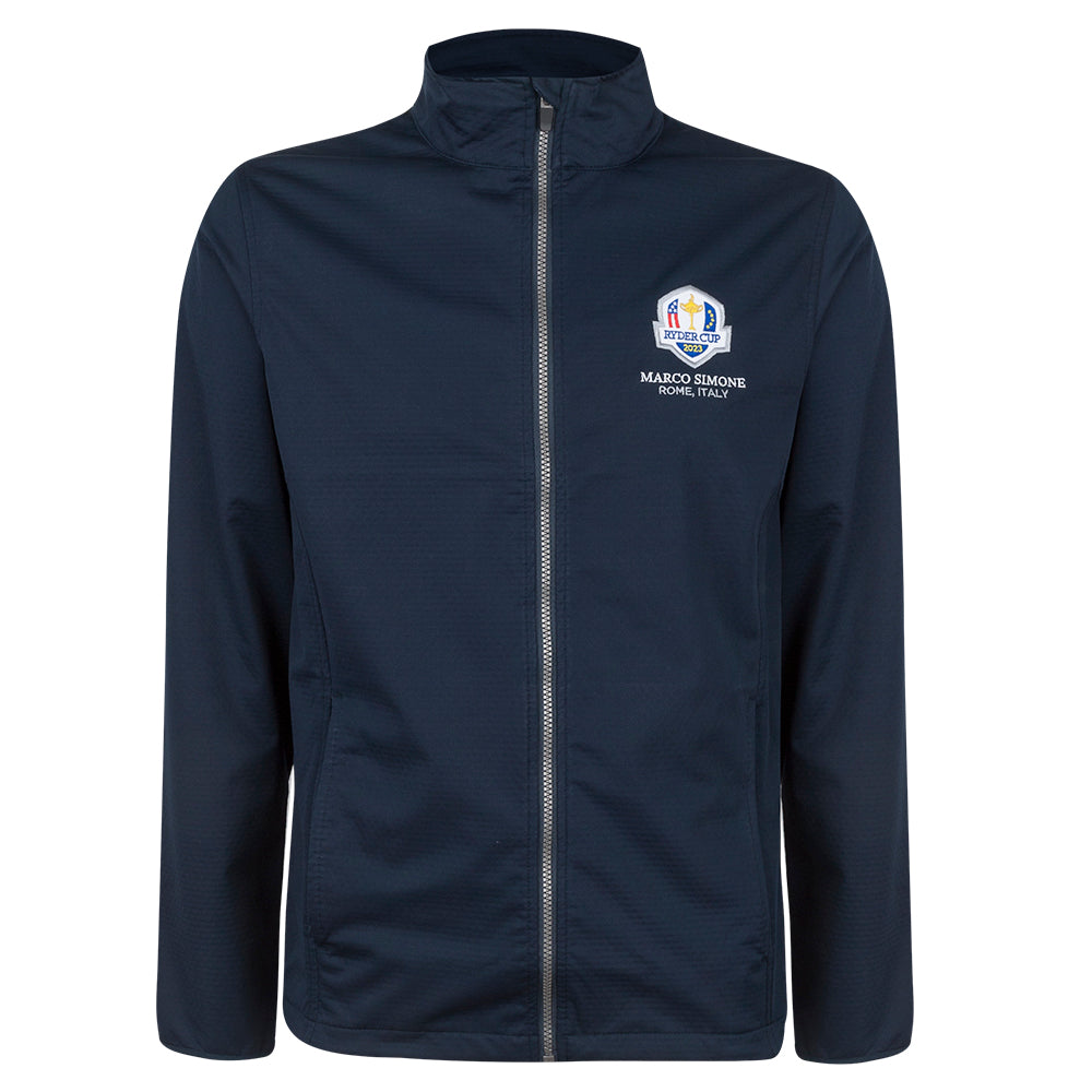 2023 Ryder Cup Men's Abacus Navy Softshell Jacket - Front