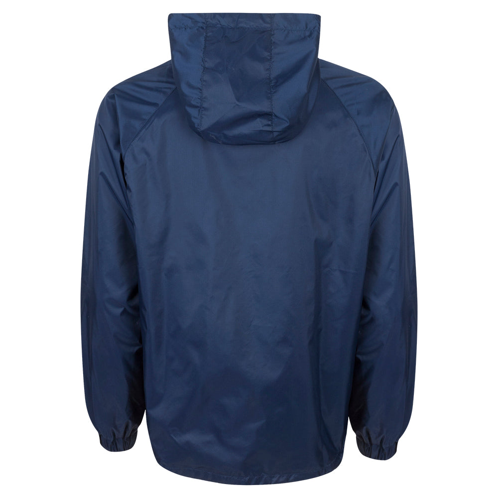 Mens navy blue hot sale windbreaker jacket