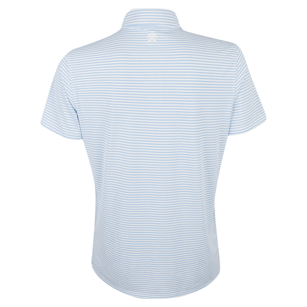 2023 Ryder Cup G/FORE Men&#39;s White/Blue Striped Polo