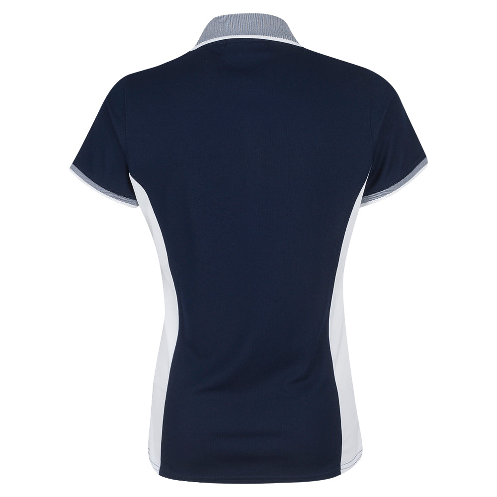 2023 Ryder Cup Glenmuir Women&#39;s Navy/White Teri Polo Shirt
