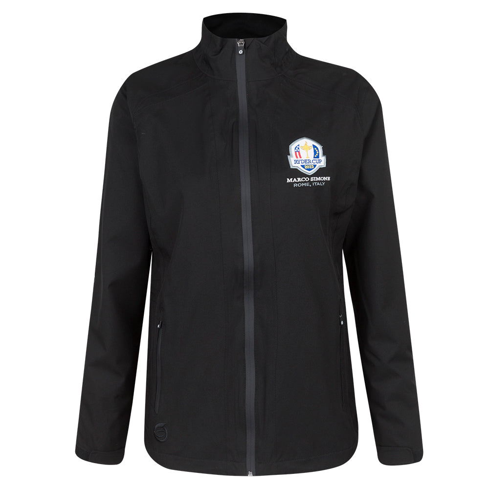 2023 Ryder Cup Glenmuir Women&#39;s Black Killy Jacket - Front