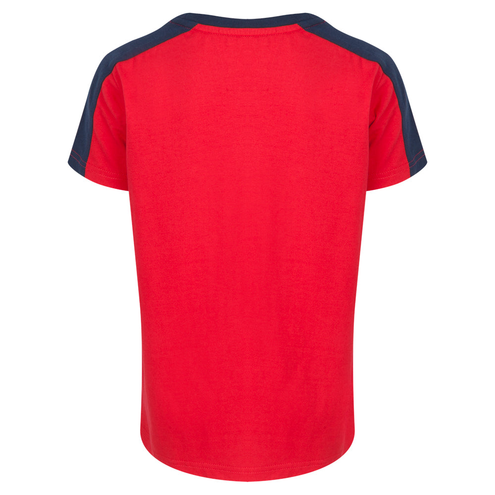 Official 2023 Ryder Cup USA Fanwear Youth Red T-Shirt Back