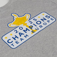 2025 Ryder Cup New Era Winners Unisex Grey T-Shirt