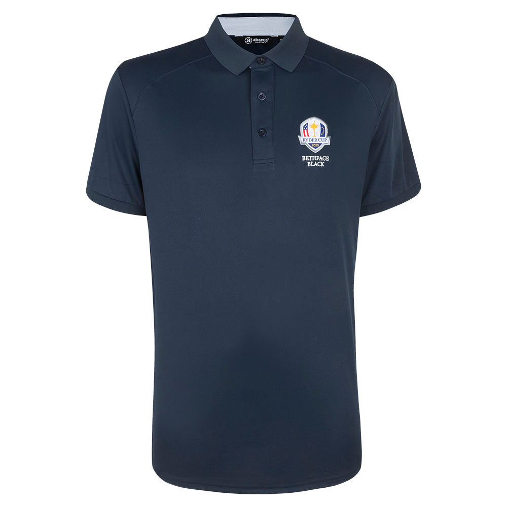 2025 Ryder Cup Abacus Men&#39;s Recycled Navy Polo