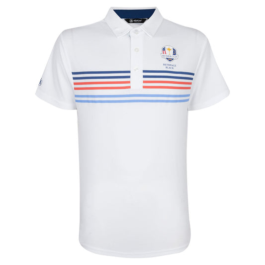 2025 Ryder Cup Abacus Men's Telford White Polo