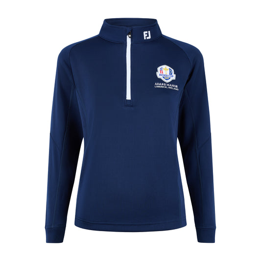 2027 Ryder Cup FootJoy Youth Contrast Zip Mid Layer