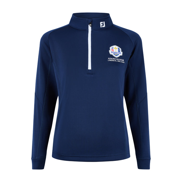 2027 Ryder Cup FootJoy Youth Contrast Zip Mid Layer