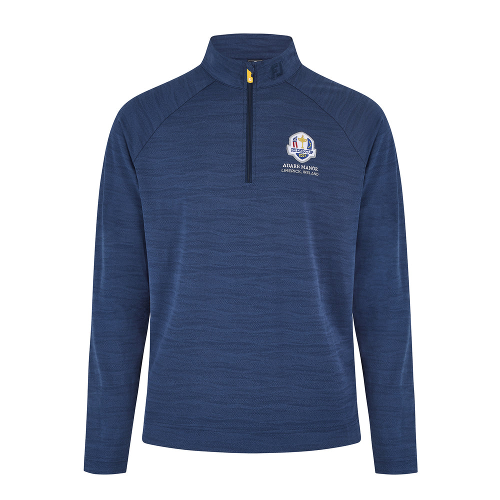 2027 Ryder Cup FootJoy Men's Navy Marl Midlayer