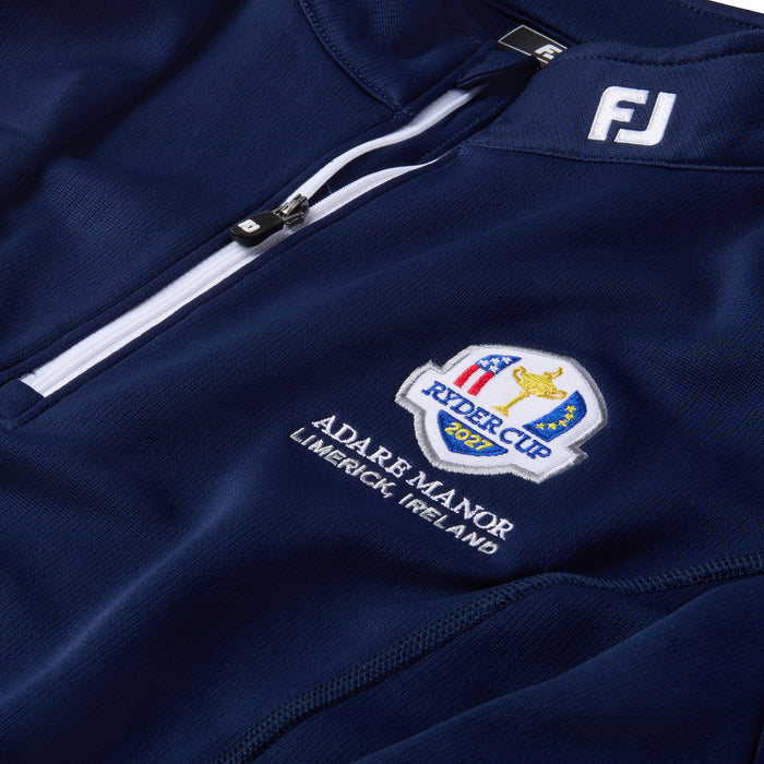 2027 Ryder Cup FootJoy Youth Contrast Zip Mid Layer