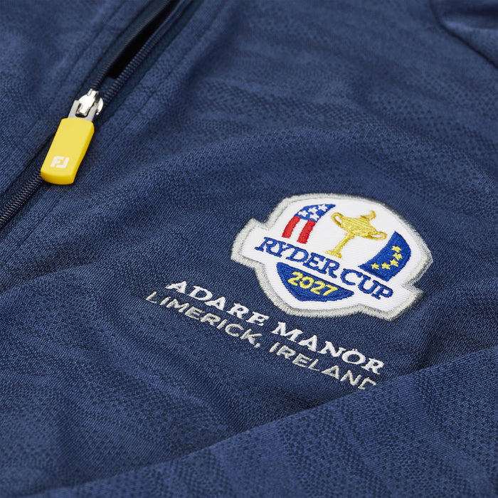 2027 Ryder Cup FootJoy Men's Navy Marl Midlayer