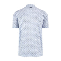 2027 Ryder Cup FootJoy Men's White Pattern Polo Shirt