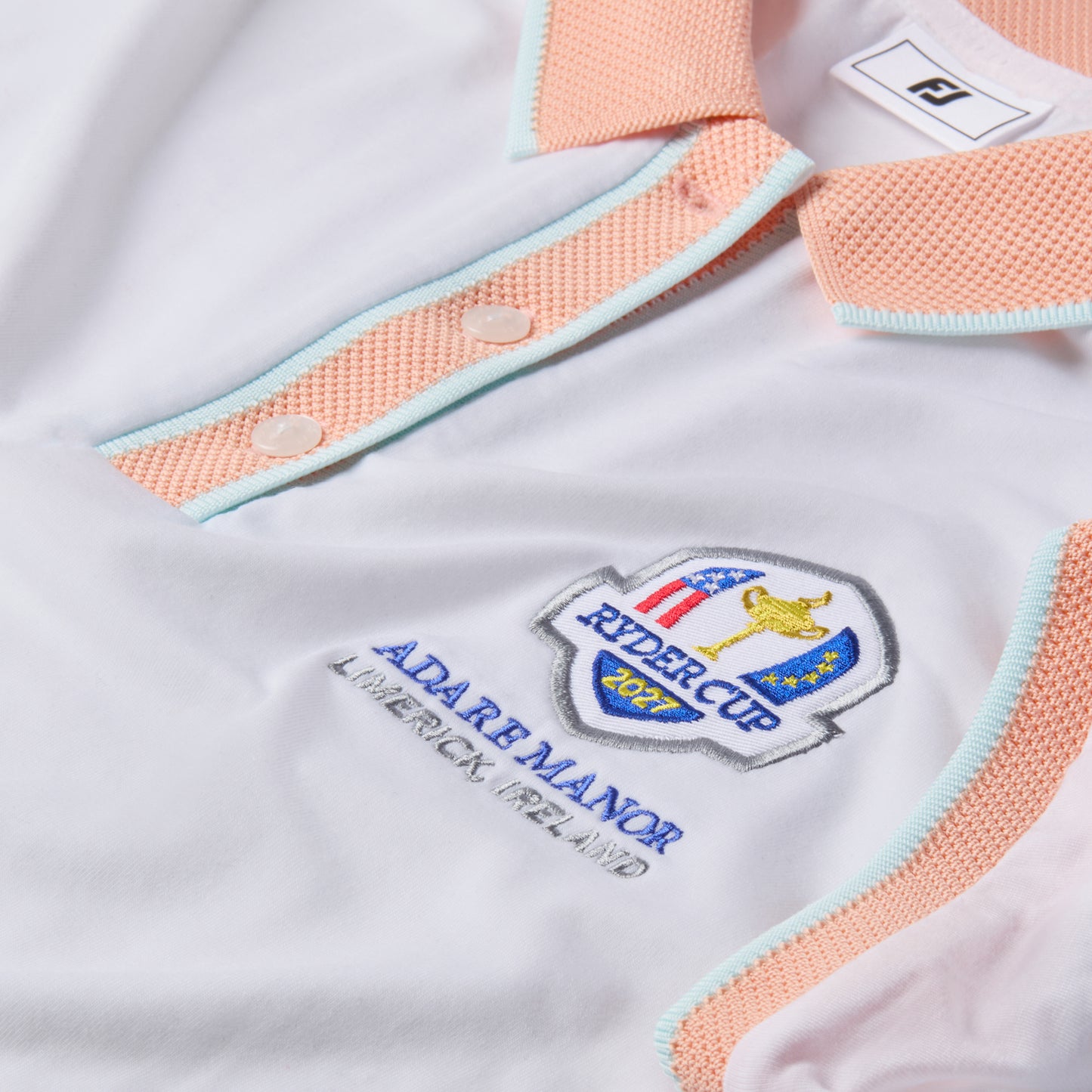2027 Ryder Cup FootJoy Women's Contrast Collar Polo Shirt