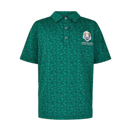 2027 Ryder Cup FootJoy Youth Painted Floral Polo Shirt