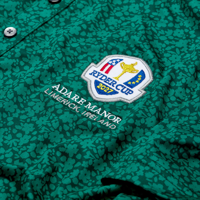 2027 Ryder Cup FootJoy Youth Painted Floral Polo Shirt
