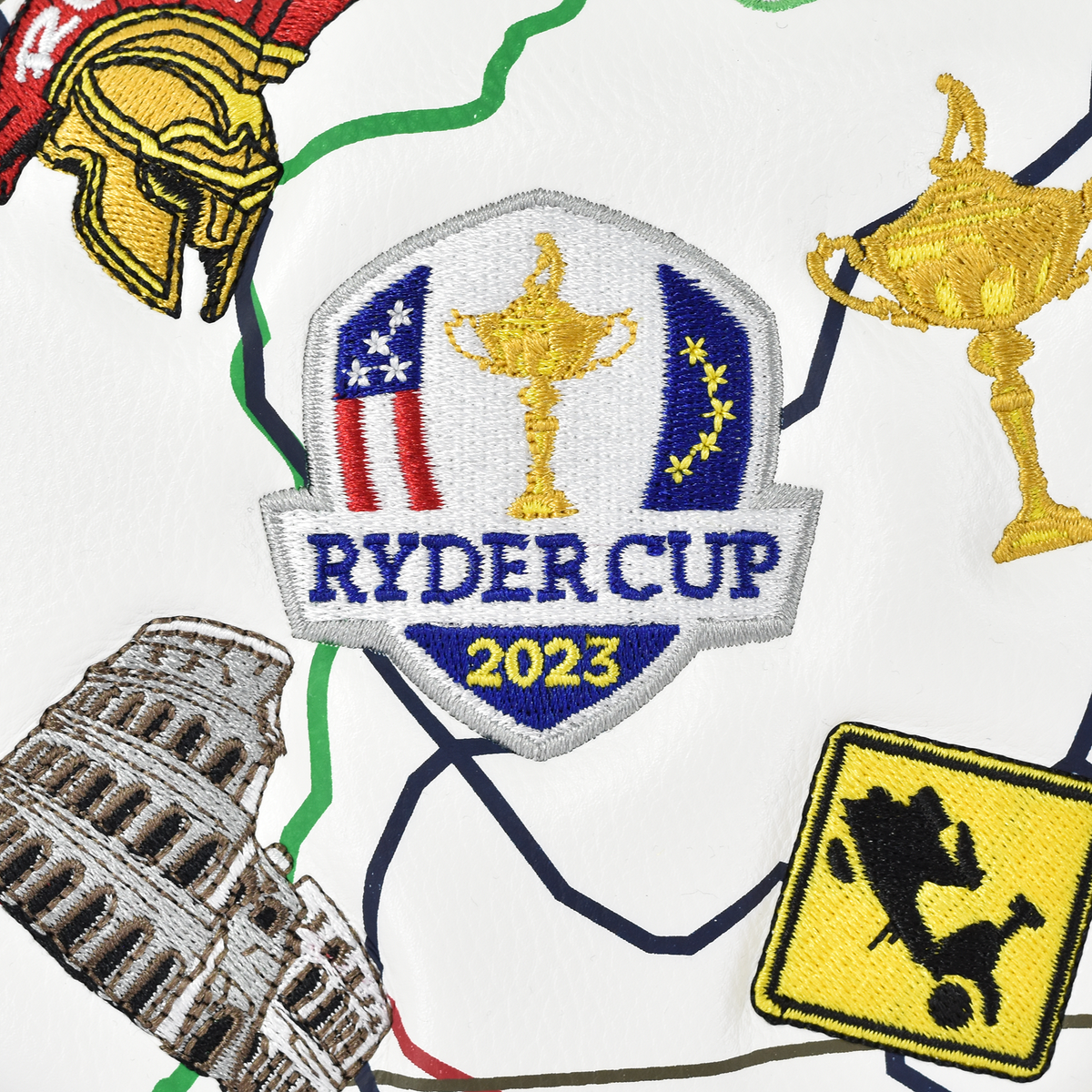 2023 Ryder Cup PRG All Roads Lead To Rome Spider Mallet Cover
