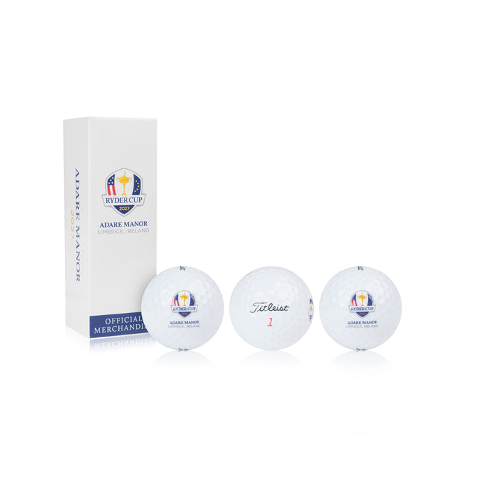 2027 Ryder Cup Titleist Pro V1 Golf Balls 3 Pack