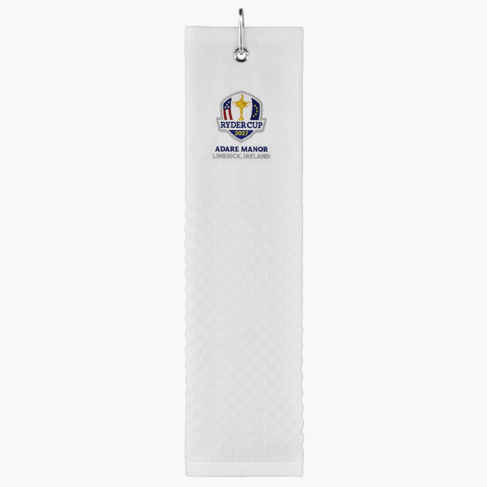 2027 Ryder Cup Trifold Towel - White