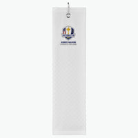 2027 Ryder Cup Trifold Towel - White