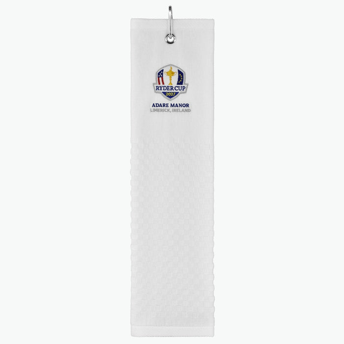 2027 Ryder Cup Trifold Towel - White