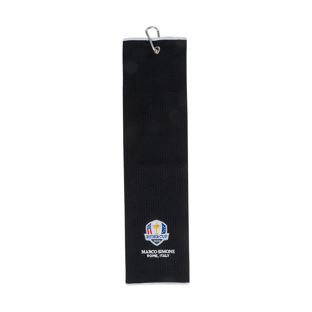 2023 Ryder Cup Black Microfibre Towel