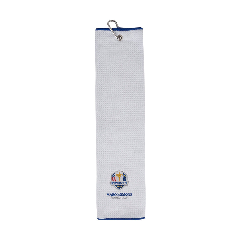 2023 Ryder Cup White Microfibre Towel Front