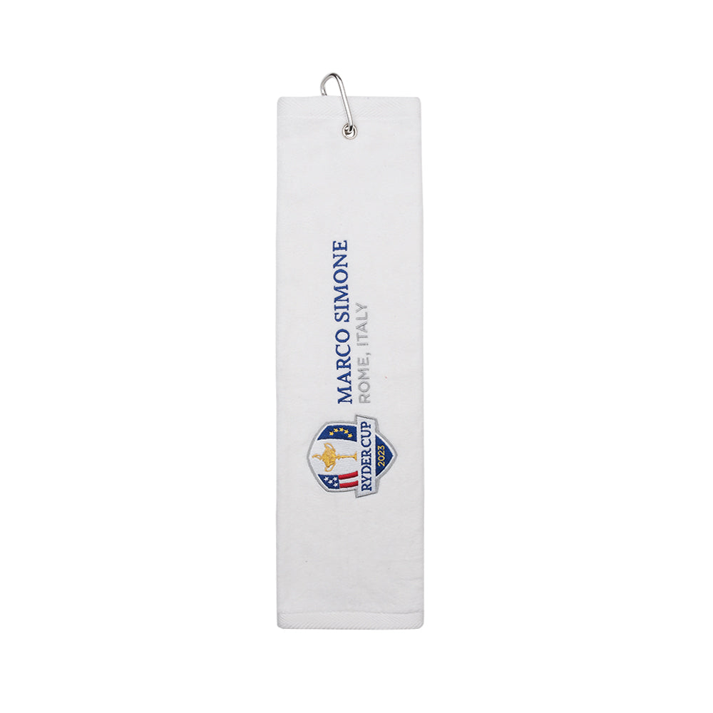 2023 Ryder Cup White Exploded Towel Front